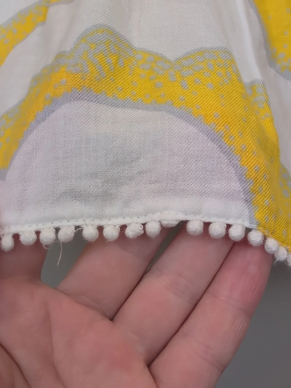 Mini Boden Yellow/White Dress GUC 3-4Y